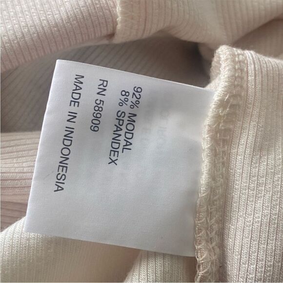 NWT Gianni Bini Tan/Cream Tie Dyed Print Ribbed Maxi Dress. Size Large. - Picture 8 of 9